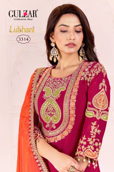 Lubhani BY GULZAR DESIGNER PAKISTANI SALWAR SUIT WHOLESALER  IN INDIA 